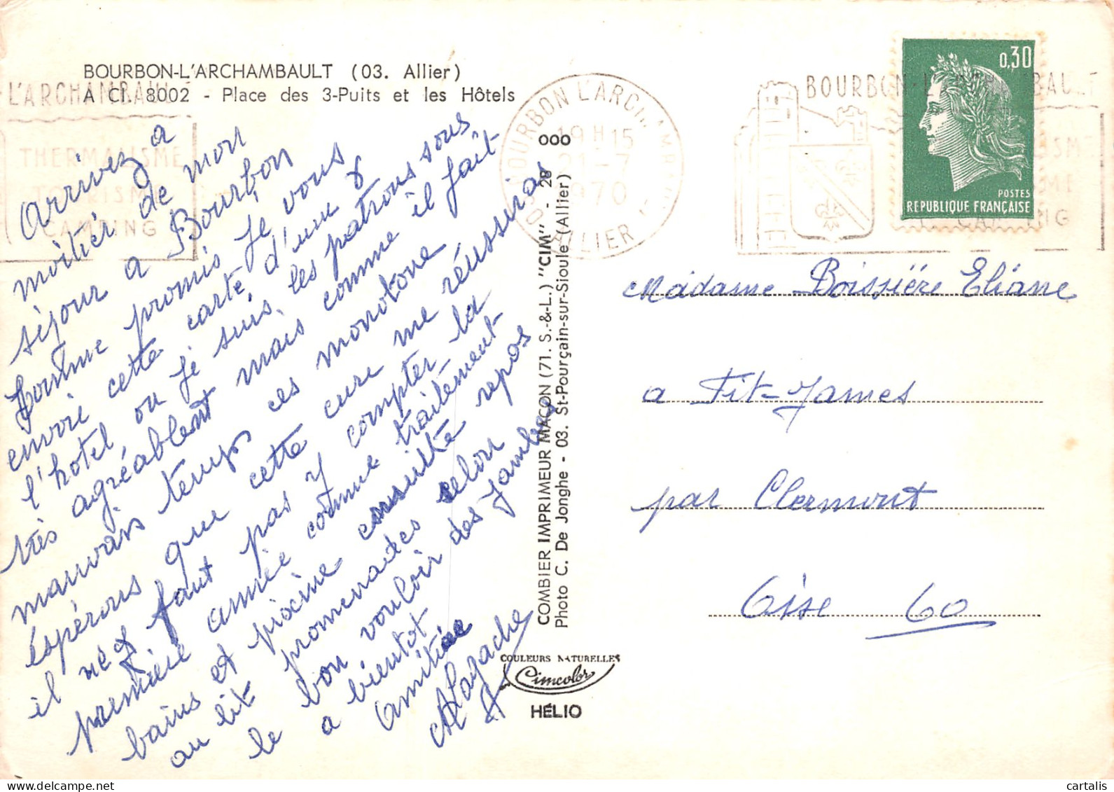 03-BOURBON L ARCHAMBAULT-N°3832-B/0331 - Bourbon L'Archambault