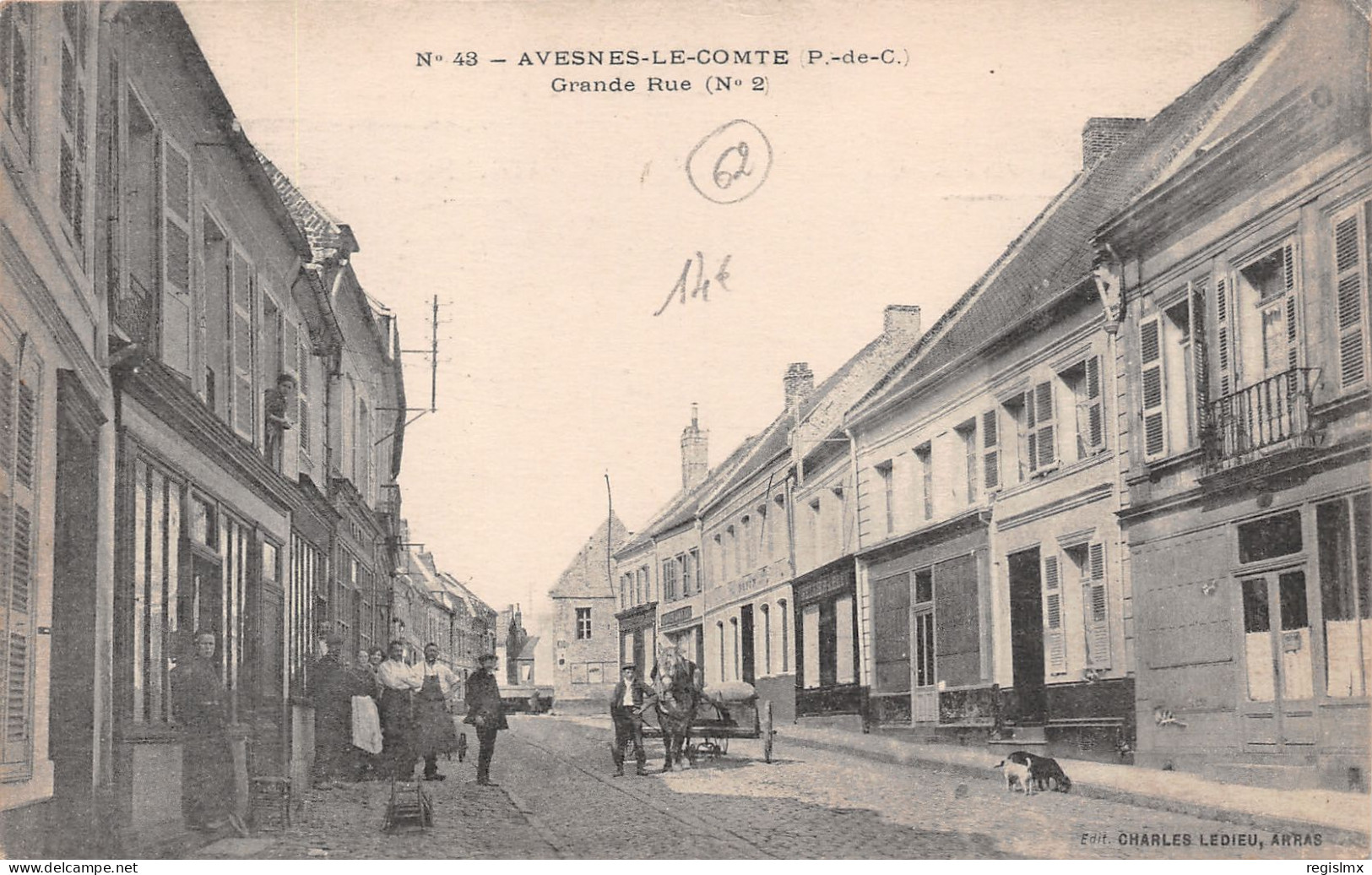 62-AVESNES LE COMTE-N°T2568-F/0067 - Avesnes Le Comte