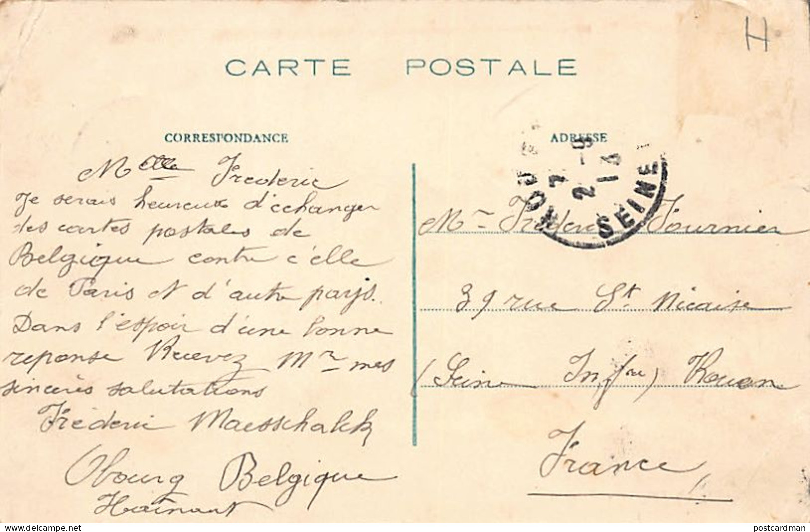 SAINT-DENIS Mons (Hainaut) Habitation De Mme. Ch. Patience - Other & Unclassified