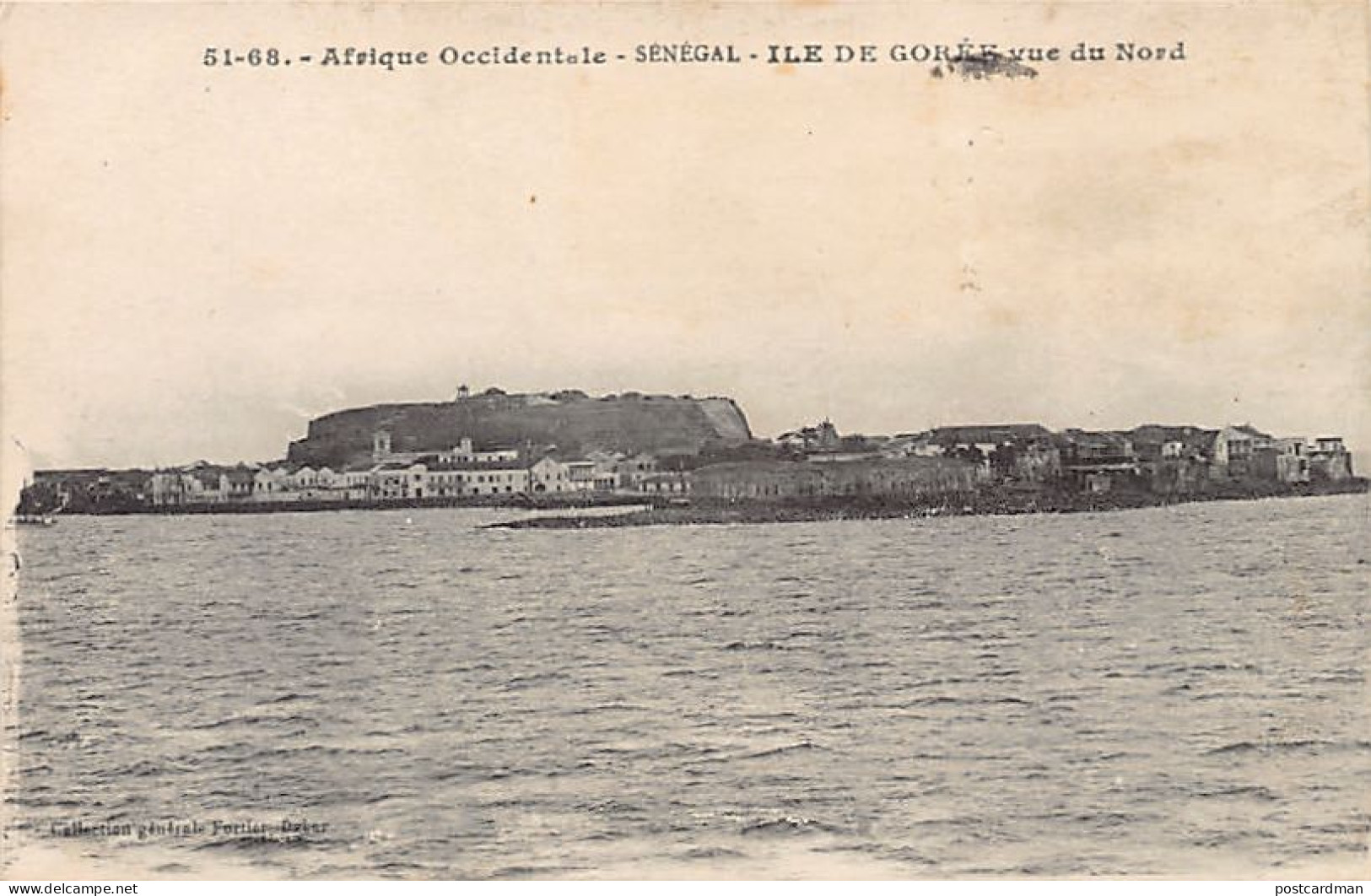 Sénégal - ILE DE GORÉE - Vue Du Nord - Ed. Fortier 51-68 - Senegal