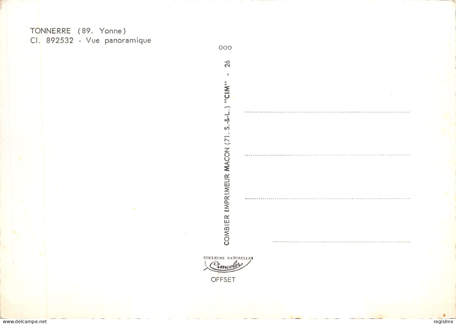 89-TONNERRE-N°581-C/0103 - Tonnerre