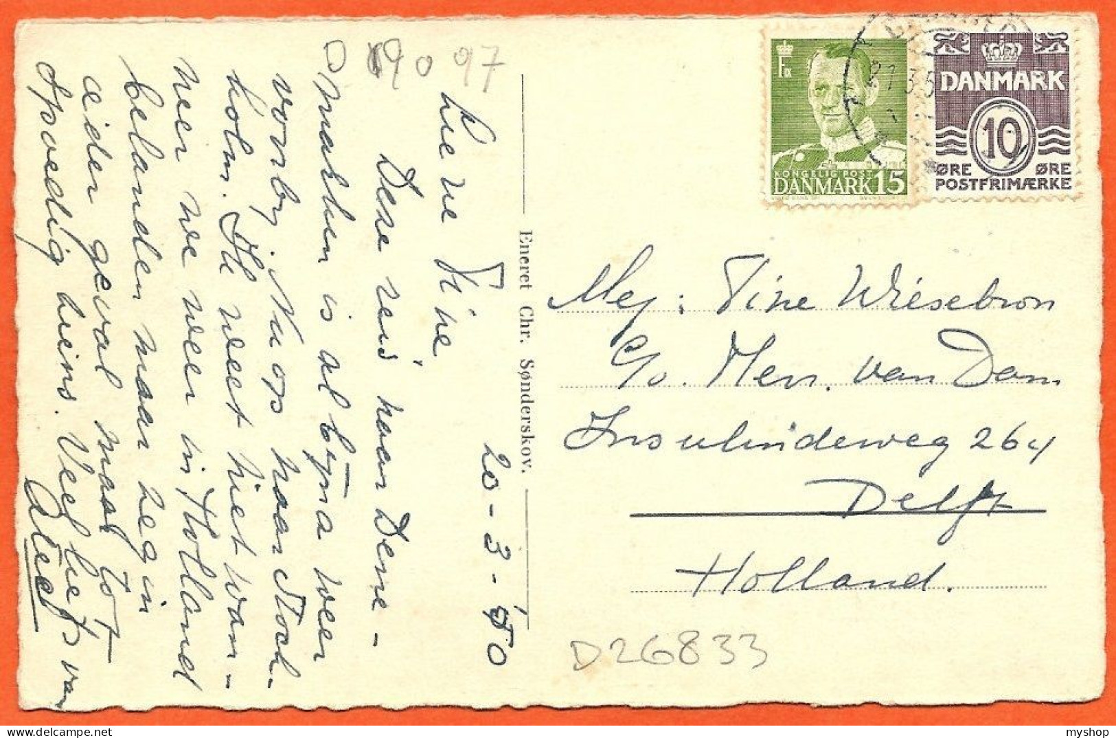 DK144_*   KLAMPENBORG * RESTAURANT PETET LIBS * SENT 1950 - Denmark