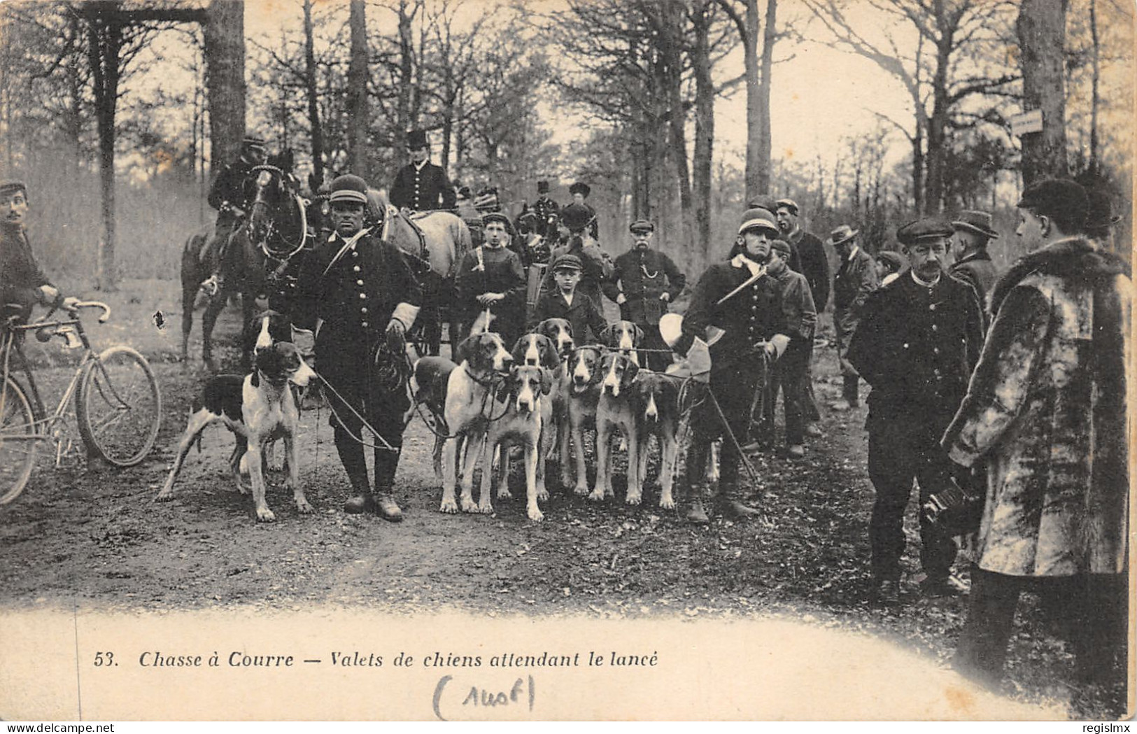 28-DREUX-LA FORET-CHASSE A COURRE-N°582-G/0389 - Dreux