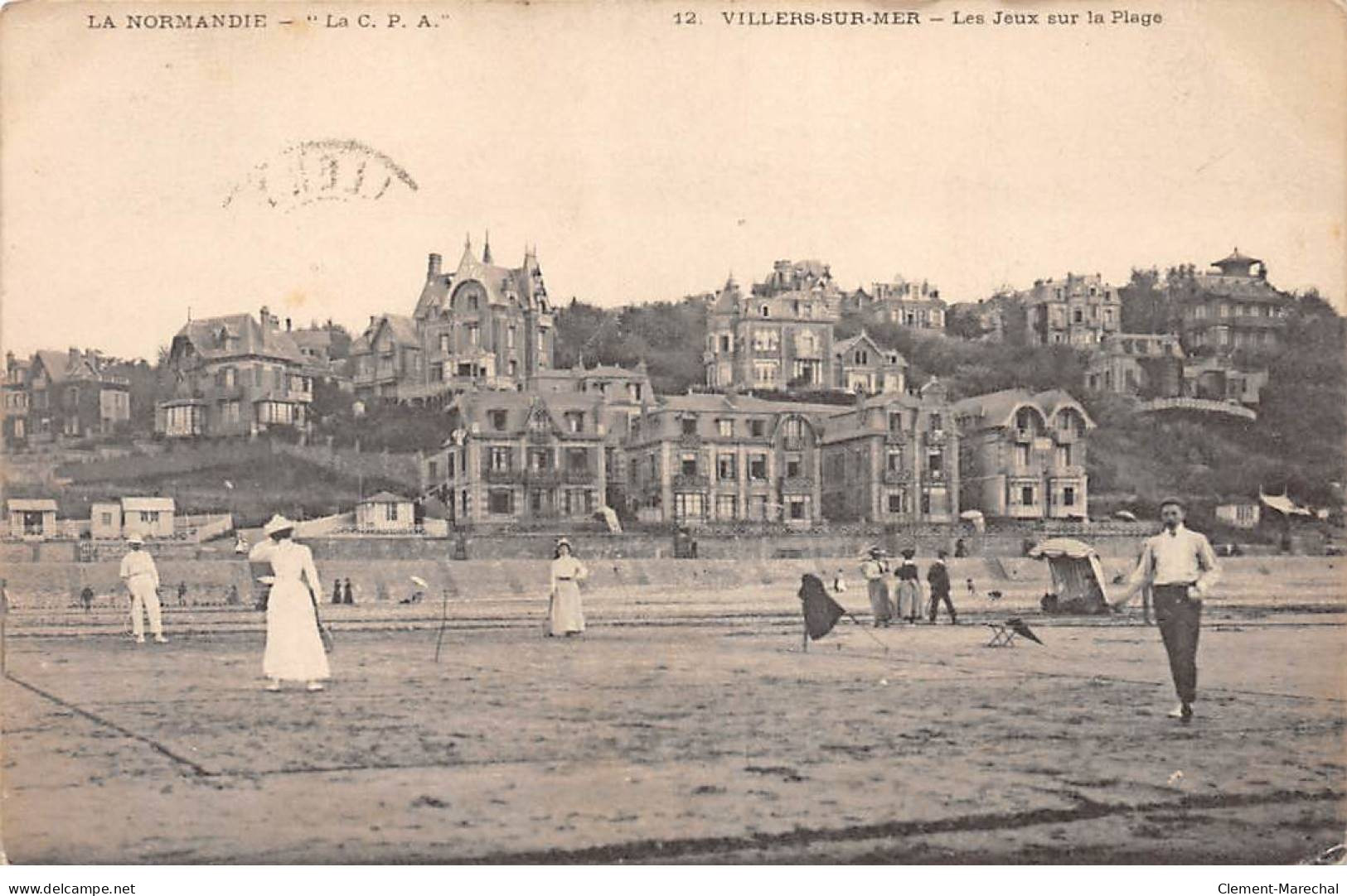 VILLERS SUR MER - Les Jeux Sur La Plage - Très Bon état - Villers Sur Mer