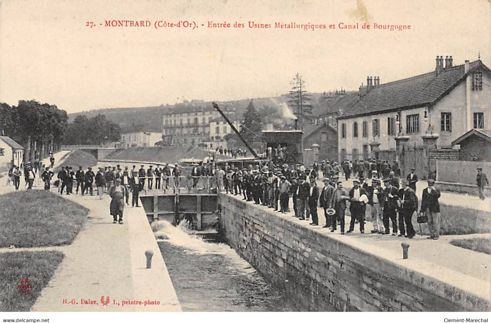 MONTBARD - Entrée Des Usines Métallurgiques Et Canal De Bourgogne - Très Bon état - Montbard