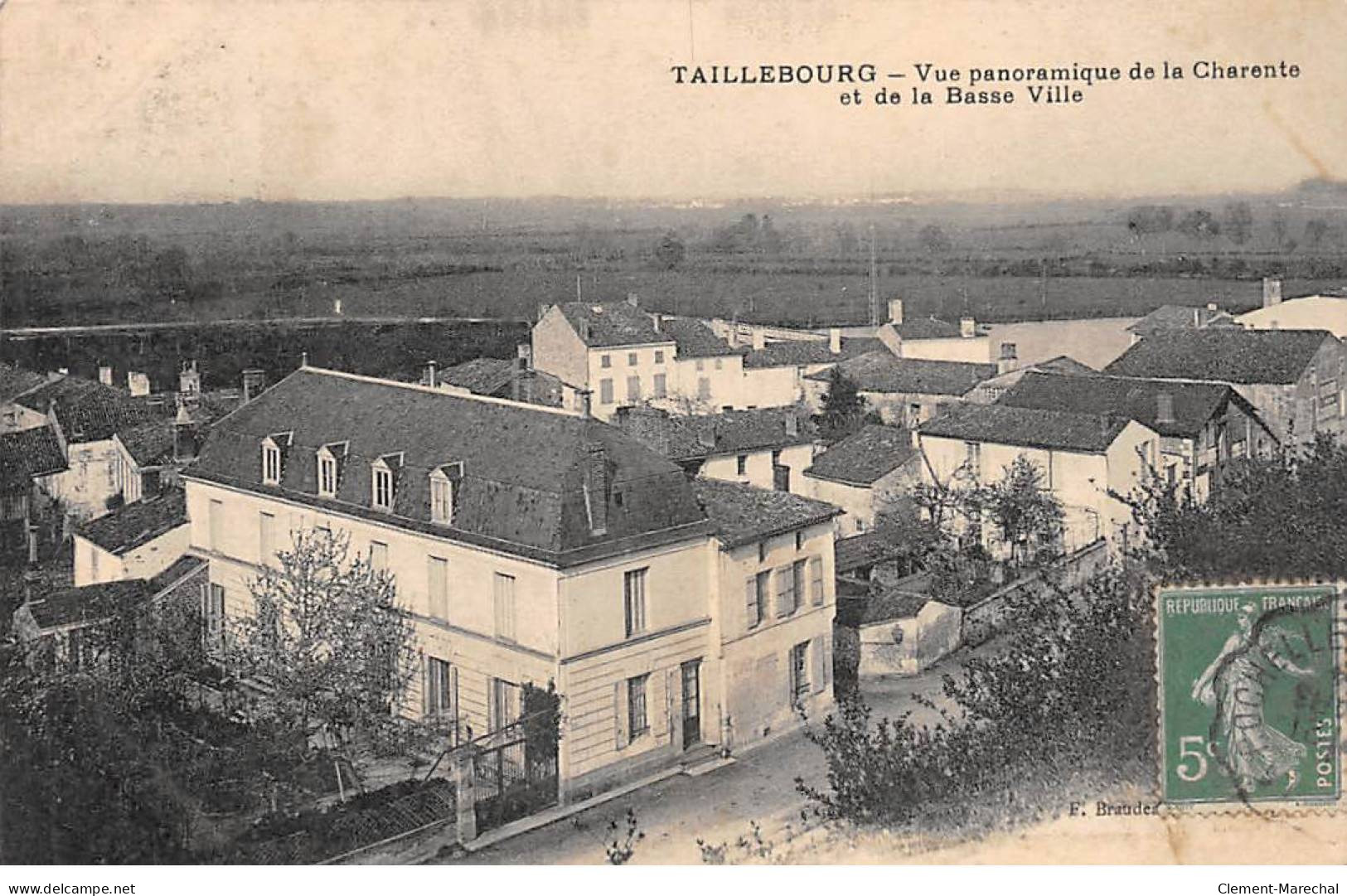 TAILLEBOURG - Vue Panoramique De La Charente Et De La Basse Ville - état - Other & Unclassified