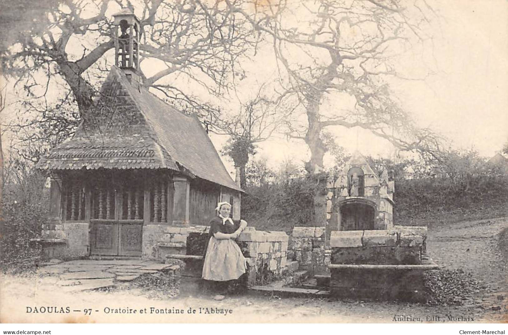 DAOULAS - Oratoire Et Fontaine De L'Abbaye - Très Bon état - Daoulas