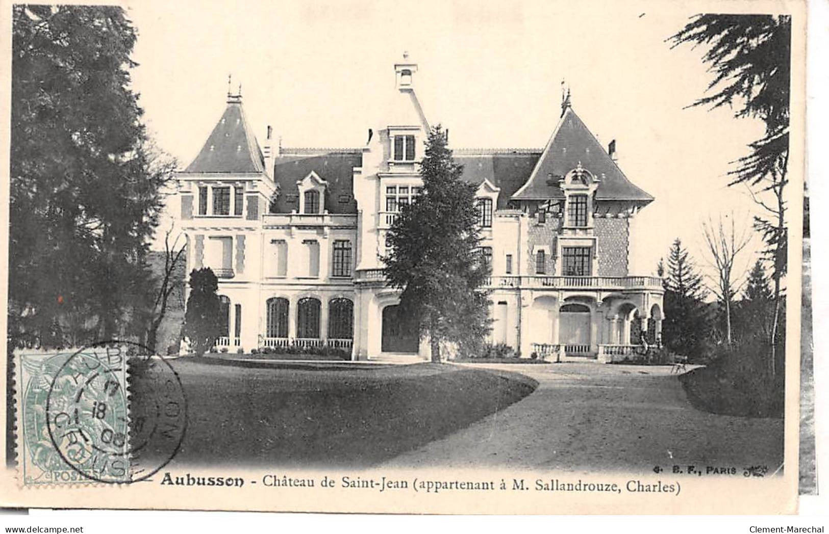 AUBUSSON - Château De Saint Jean - Très Bon état - Aubusson