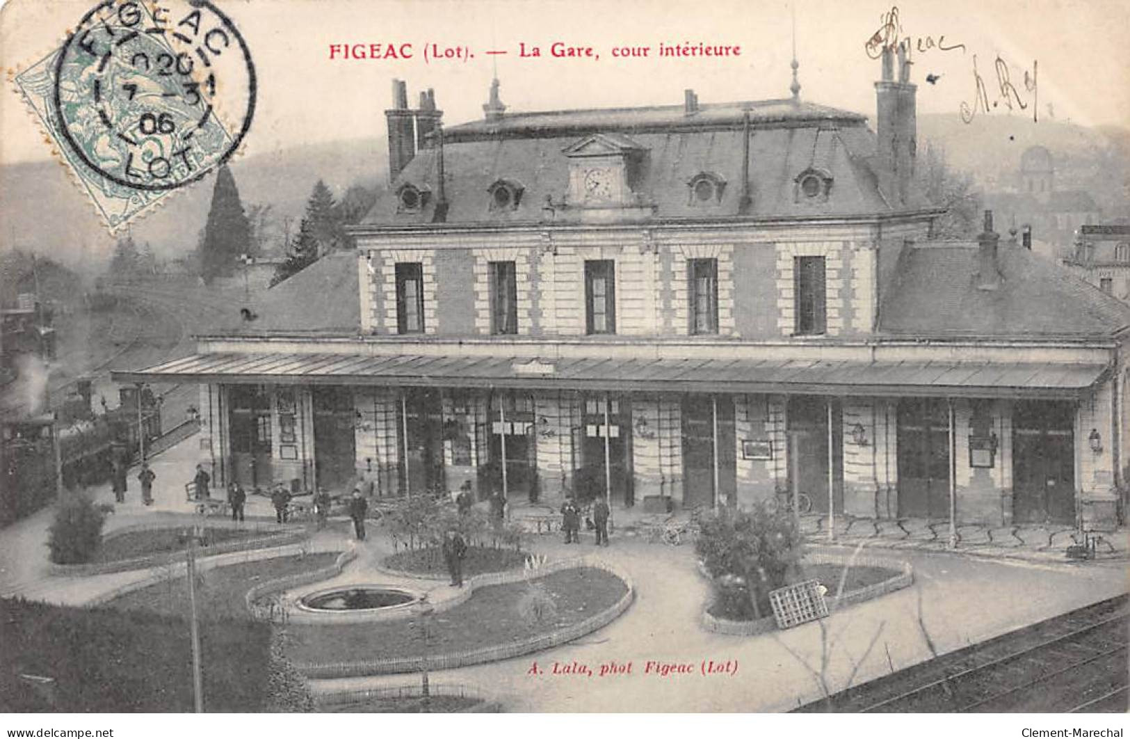 FIGEAC - La Gare, Cour Intérieure - Très Bon état - Figeac