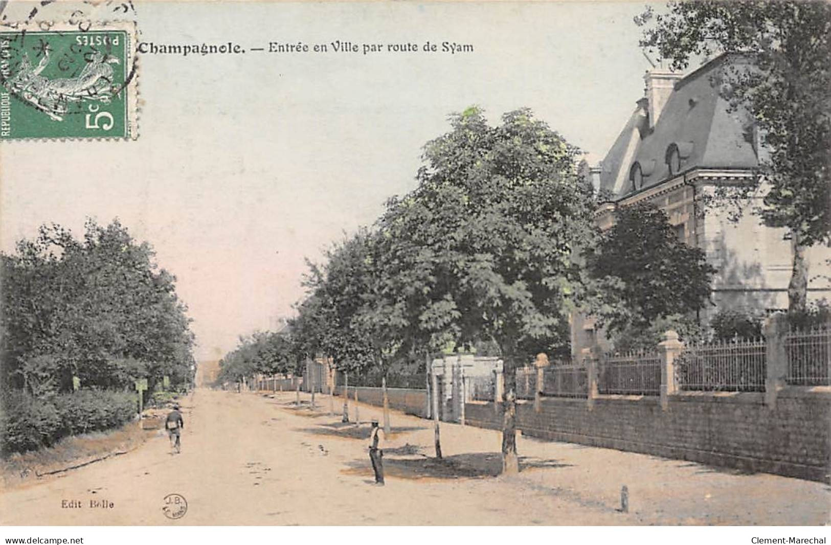 CHAMPAGNOLE - Entrée En Ville Par Oute De Syam - Très Bon état - Champagnole