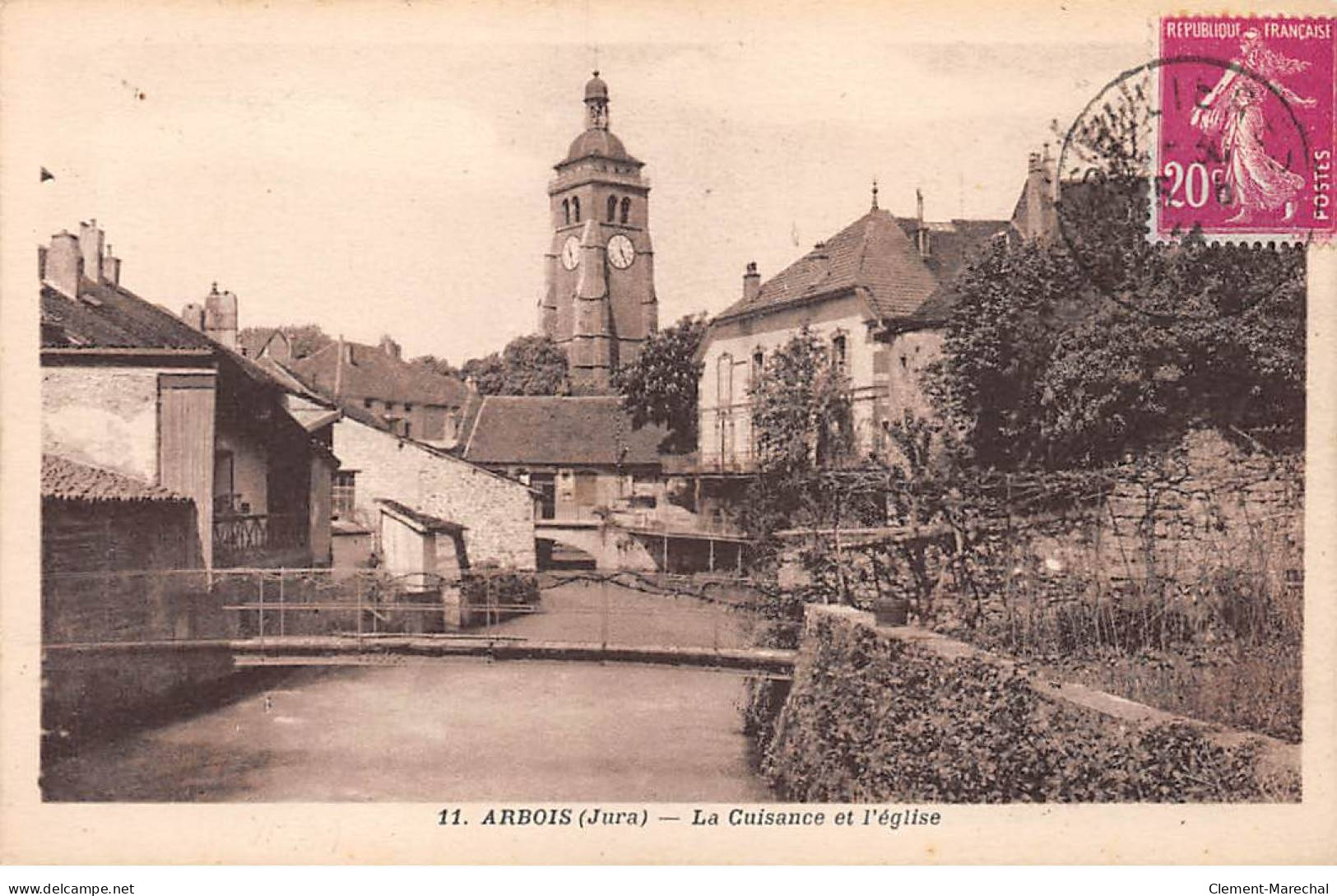 ARBOIS - La Cuisance Et L'Eglise - Très Bon état - Arbois