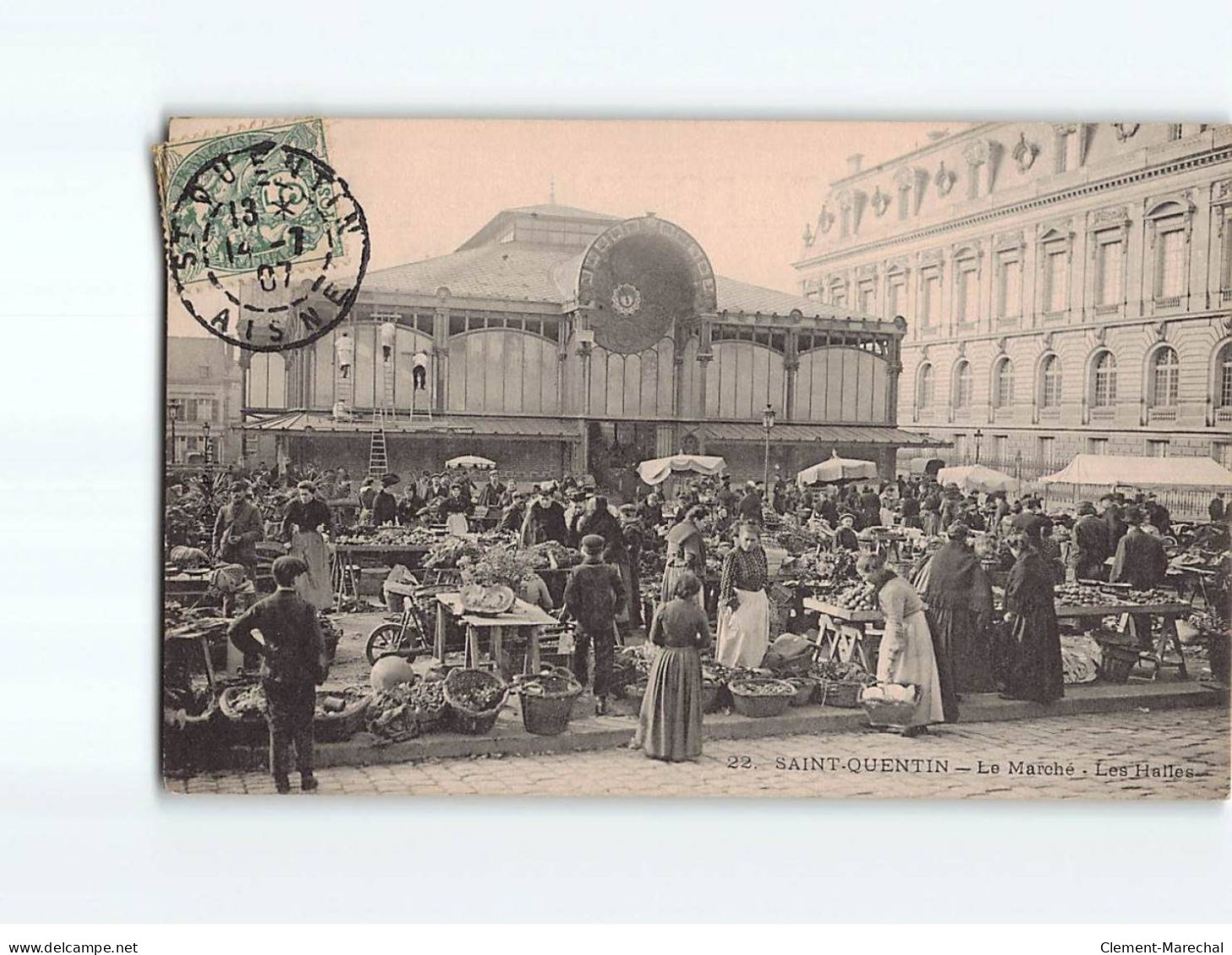 SAINT QUENTIN : Le Marché, Les Halles - Très Bon état - Saint Quentin