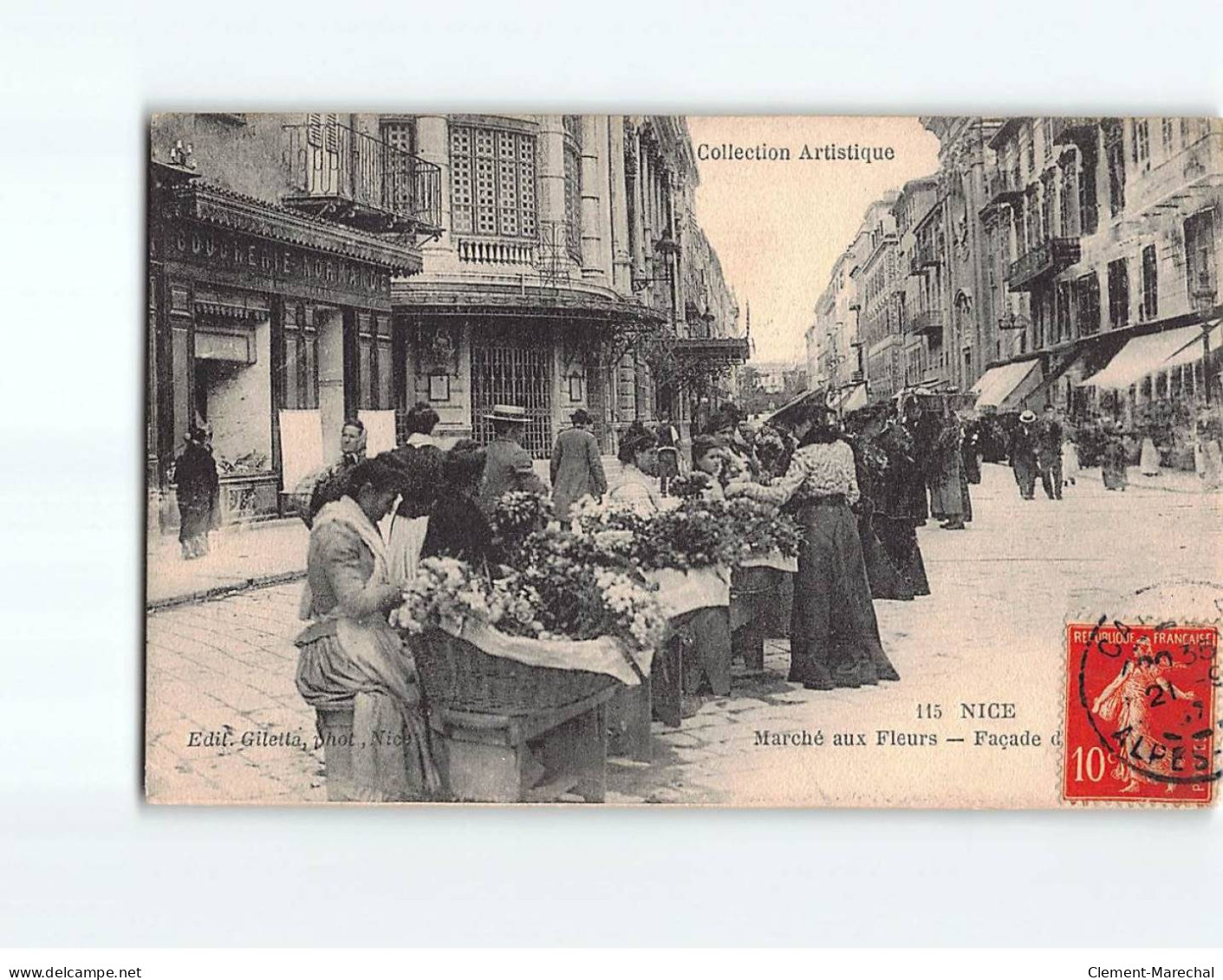 NICE : Marché Aux Fleurs, Façade De L'Opéra - Très Bon état - Märkte