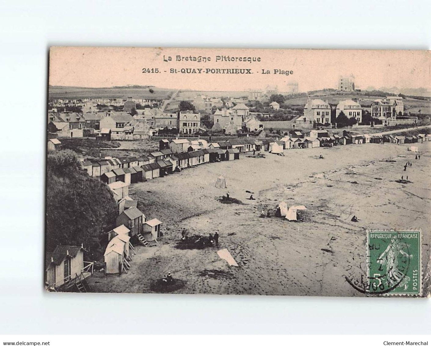 SAINT QUAY PORTRIEUX : La Plage - état - Saint-Quay-Portrieux