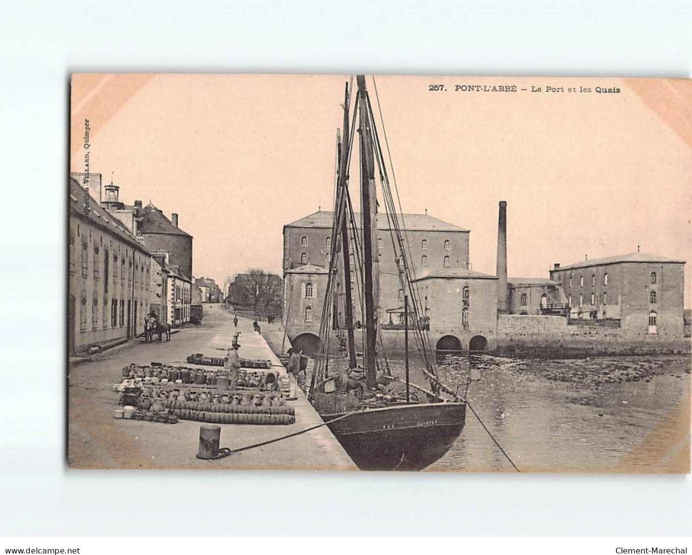 PONT L'ABBE : Le Port Et Les Quais - Très Bon état - Pont L'Abbe