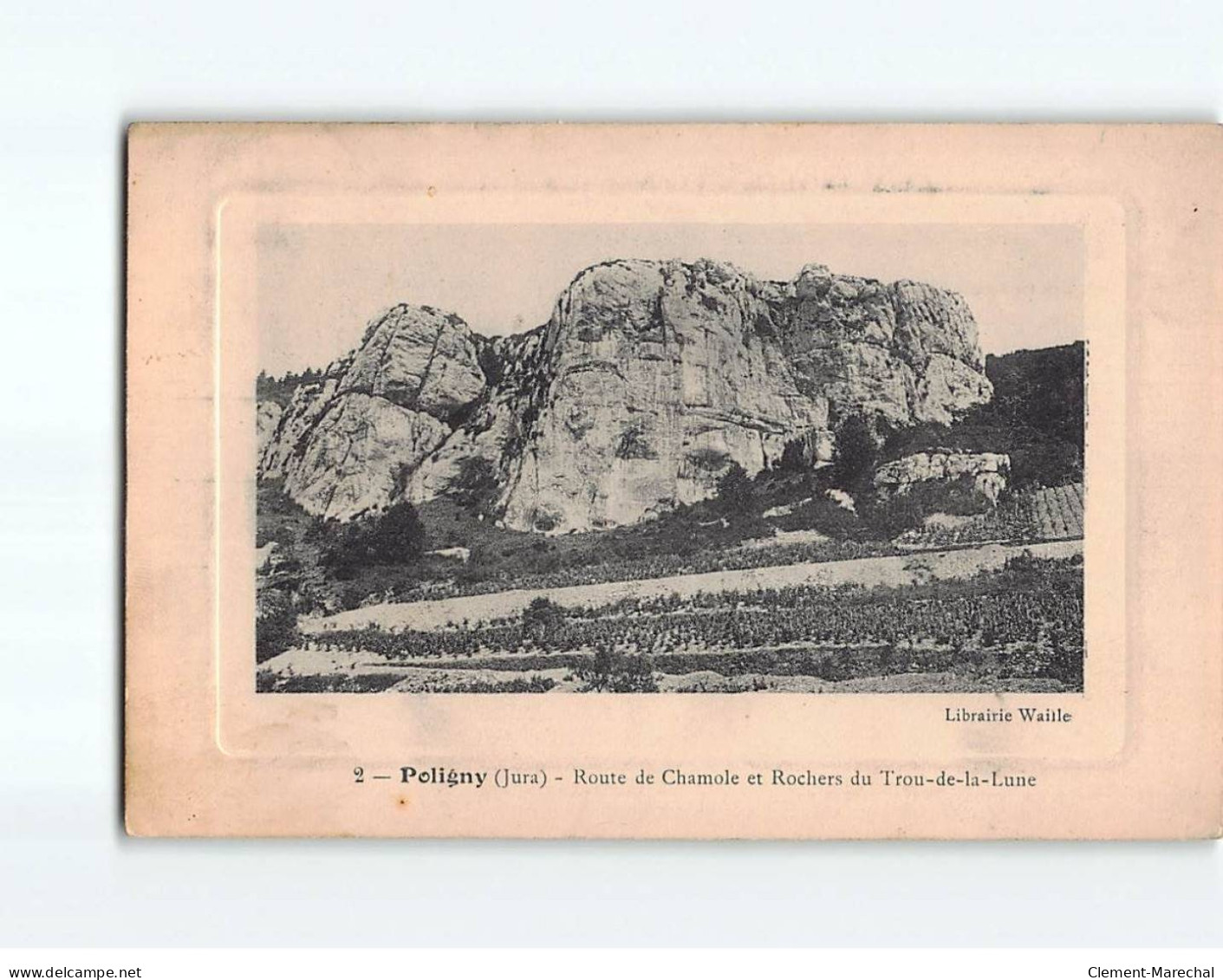 POLIGNY : Route De Chamole Et Rochers Du Trou-de-la-Lune - Très Bon état - Poligny