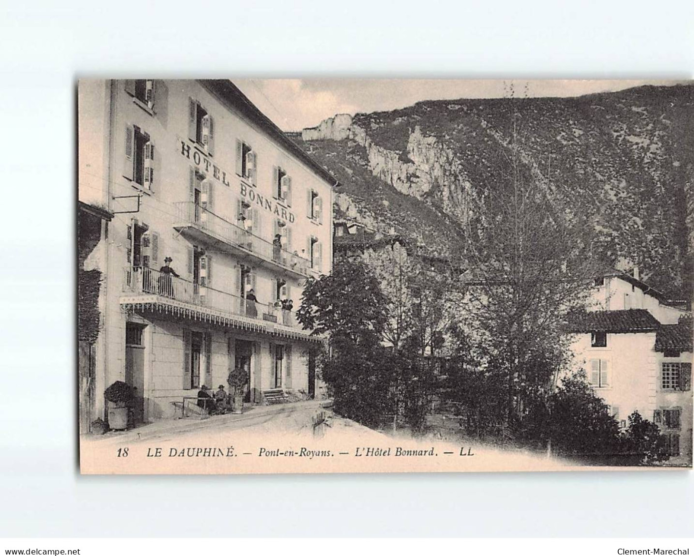 PONT EN ROYANS : L'Hôtel Bonnard - Très Bon état - Pont-en-Royans