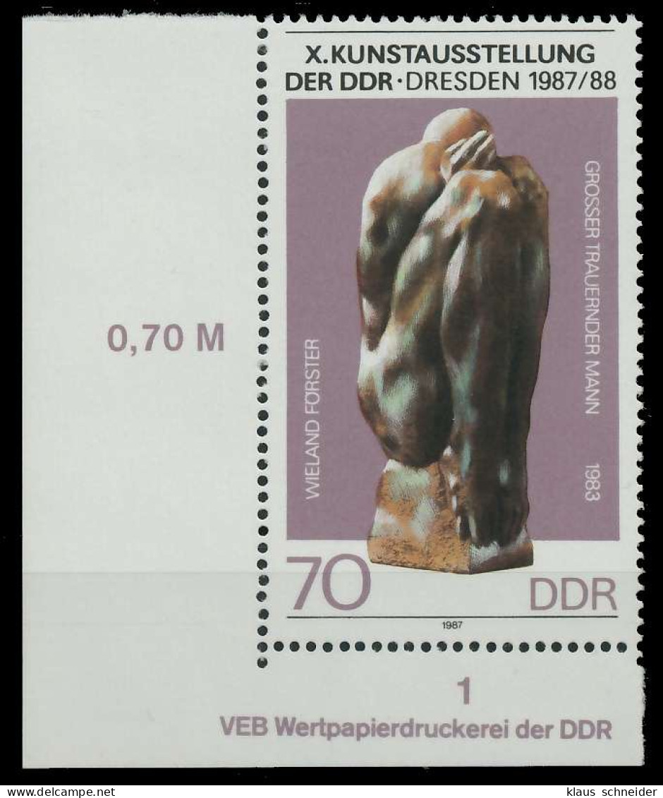 DDR 1987 Nr 3126 Postfrisch ECKE-ULI X0D99BA - Ongebruikt