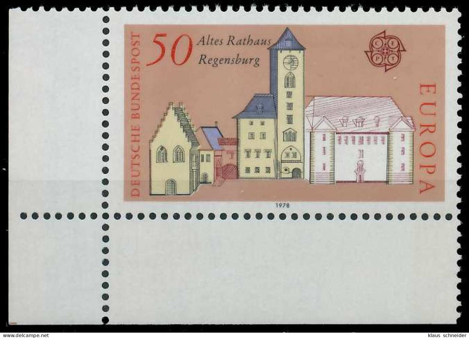 BRD BUND 1978 Nr 970 Postfrisch ECKE-ULI X636D16 - Nuevos