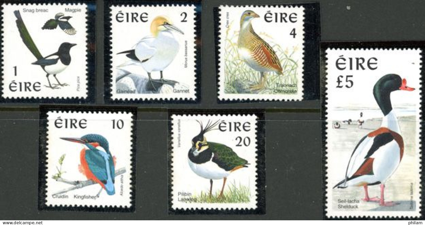 IRLANDE 1997 - Série Courante - Oiseaux II  - 6 V. - Nuevos