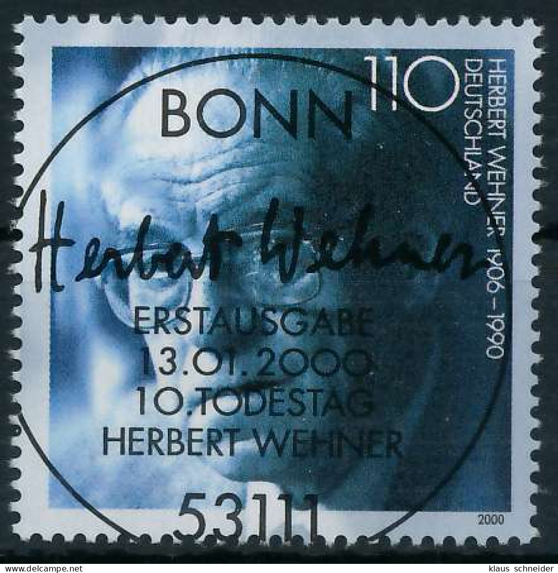 BRD BUND 2000 Nr 2092 ESST Zentrisch Gestempelt X63B1C6 - Used Stamps