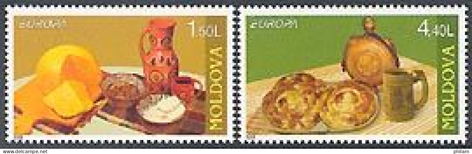 MOLDAVIE 2005 - Europa - La Gastronomie - 2 V. - Moldova