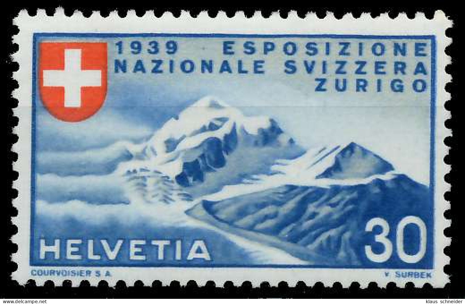 SCHWEIZ 1939 Nr 343 Postfrisch X657A52 - Ungebraucht