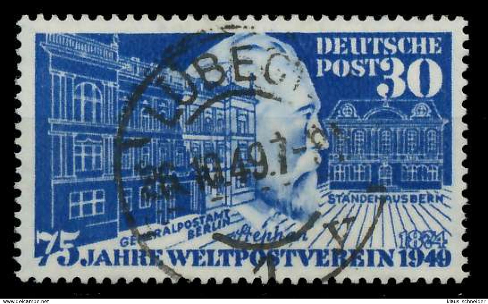 BRD BUND 1949 Nr 116 Zentrisch Gestempelt Gepr. X69B73E - Used Stamps