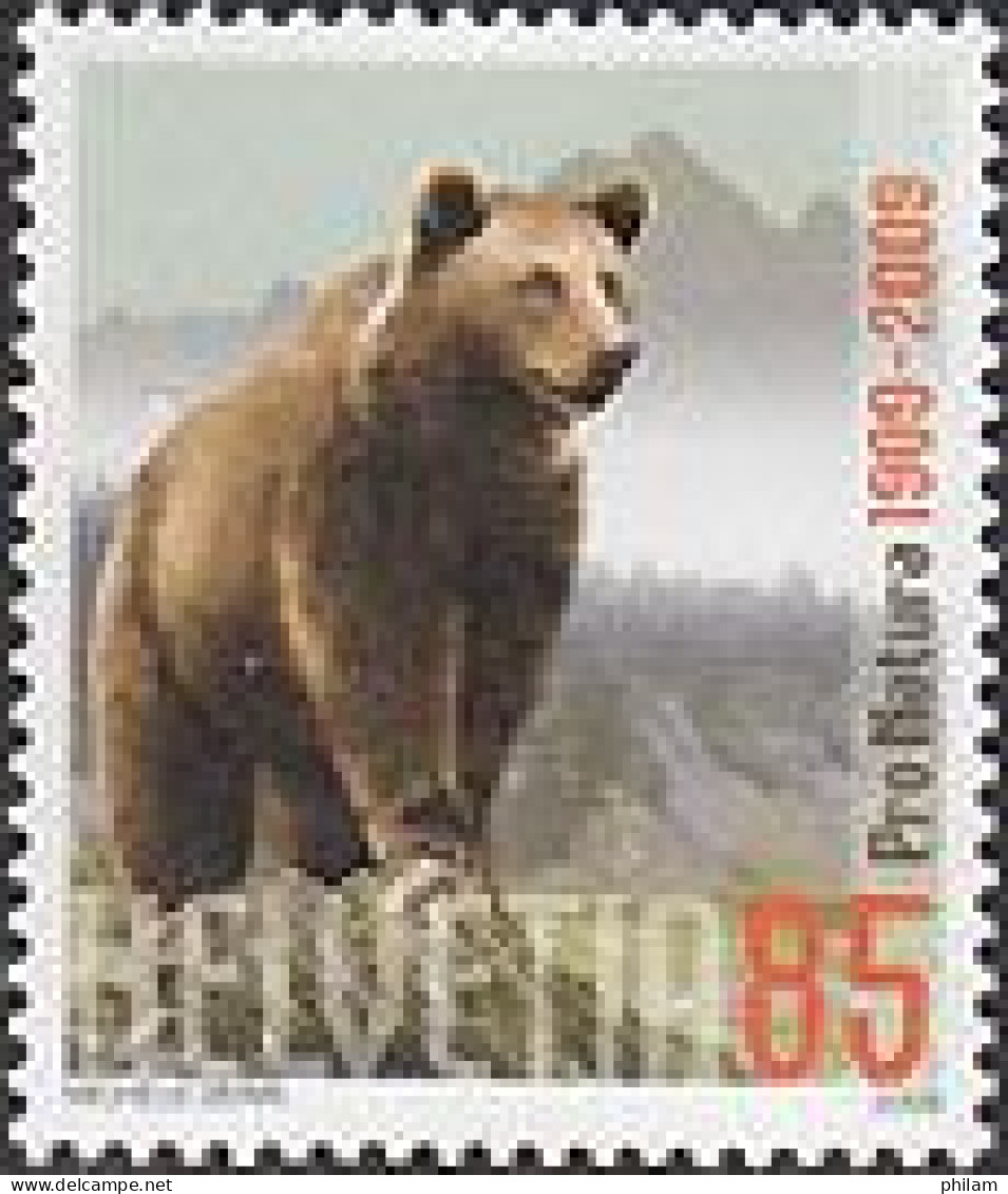 SUISSE 2009 - Pro Natura - Ours Brun -  1 V. - Neufs