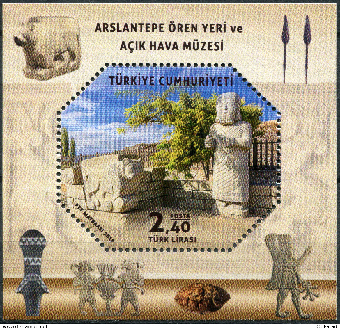 TURKEY - 2019 - SOUVENIR SHEET MNH ** - Arslantepe Archeological Site - Nuovi