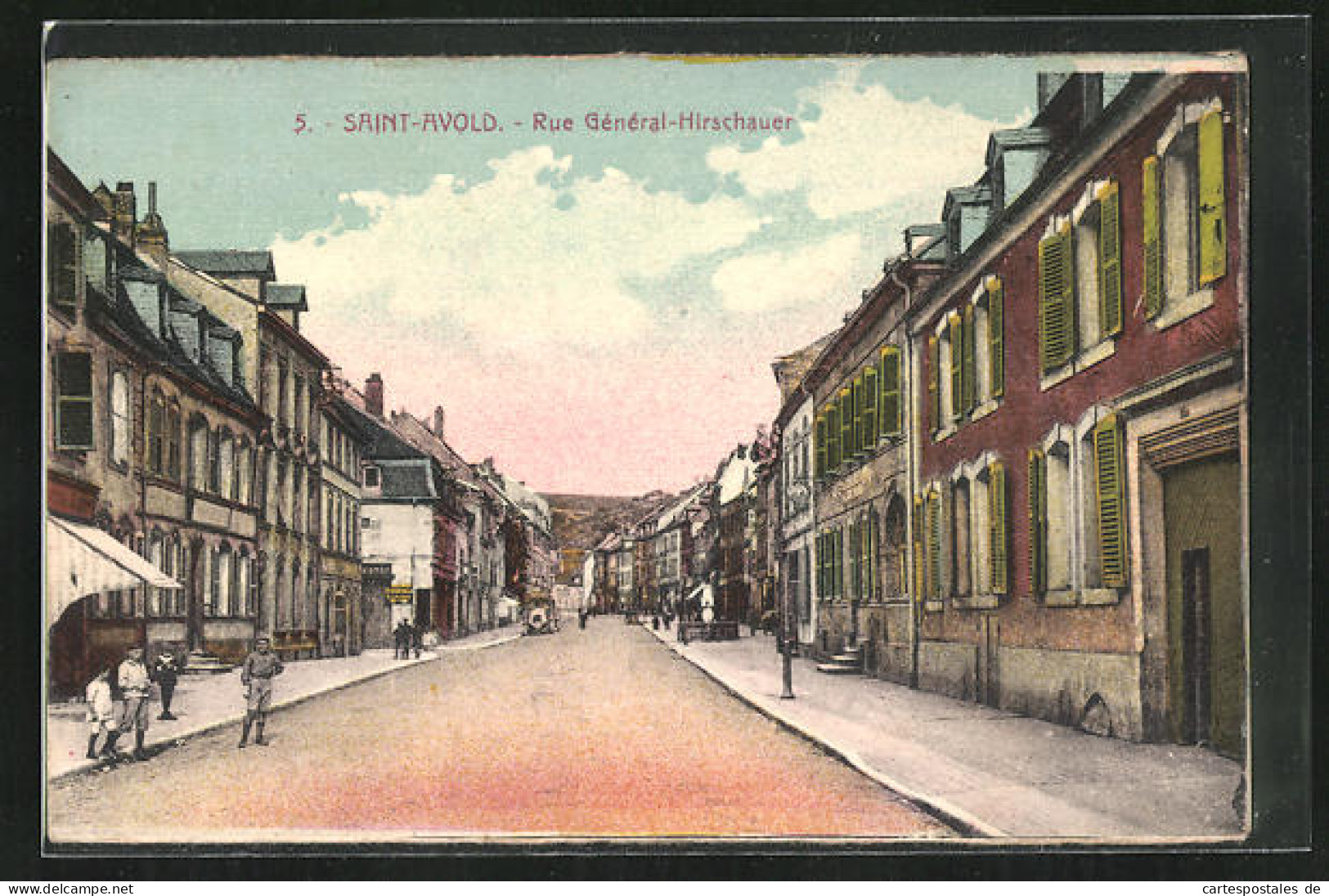 CPA Saint-Avold, Rue General-Hirschauer  - Saint-Avold