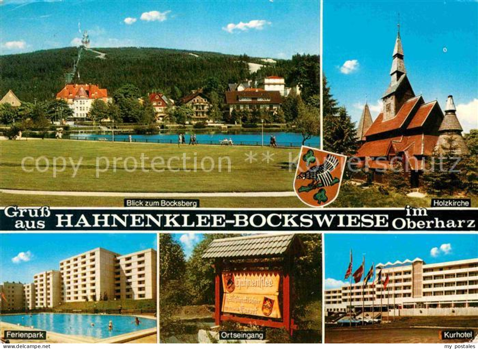 72914987 Hahnenklee-Bockswiese Harz Blick Zum Bocksberg Holzkirche Kurhotel Orts - Goslar