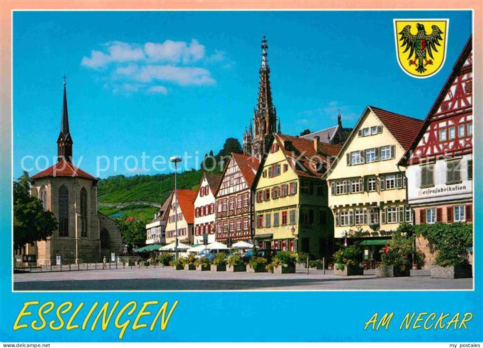 72913797 Esslingen Neckar Marktplatz Muenster Sankt Paul Frauenkirche Esslingen  - Esslingen