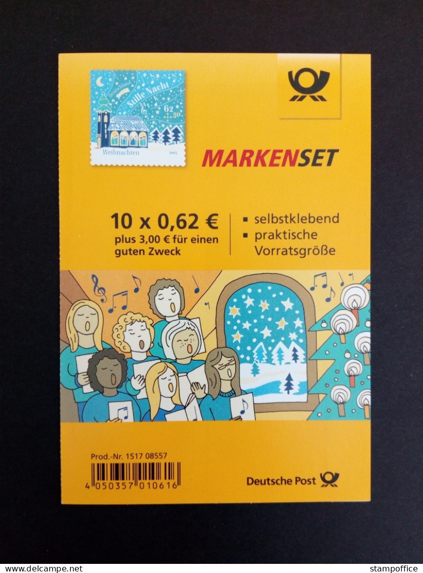 DEUTSCHLAND MH 102 POSTFRISCH(MINT) WEIHNACHTEN 2015 LIED STILLE NACHT - Christmas