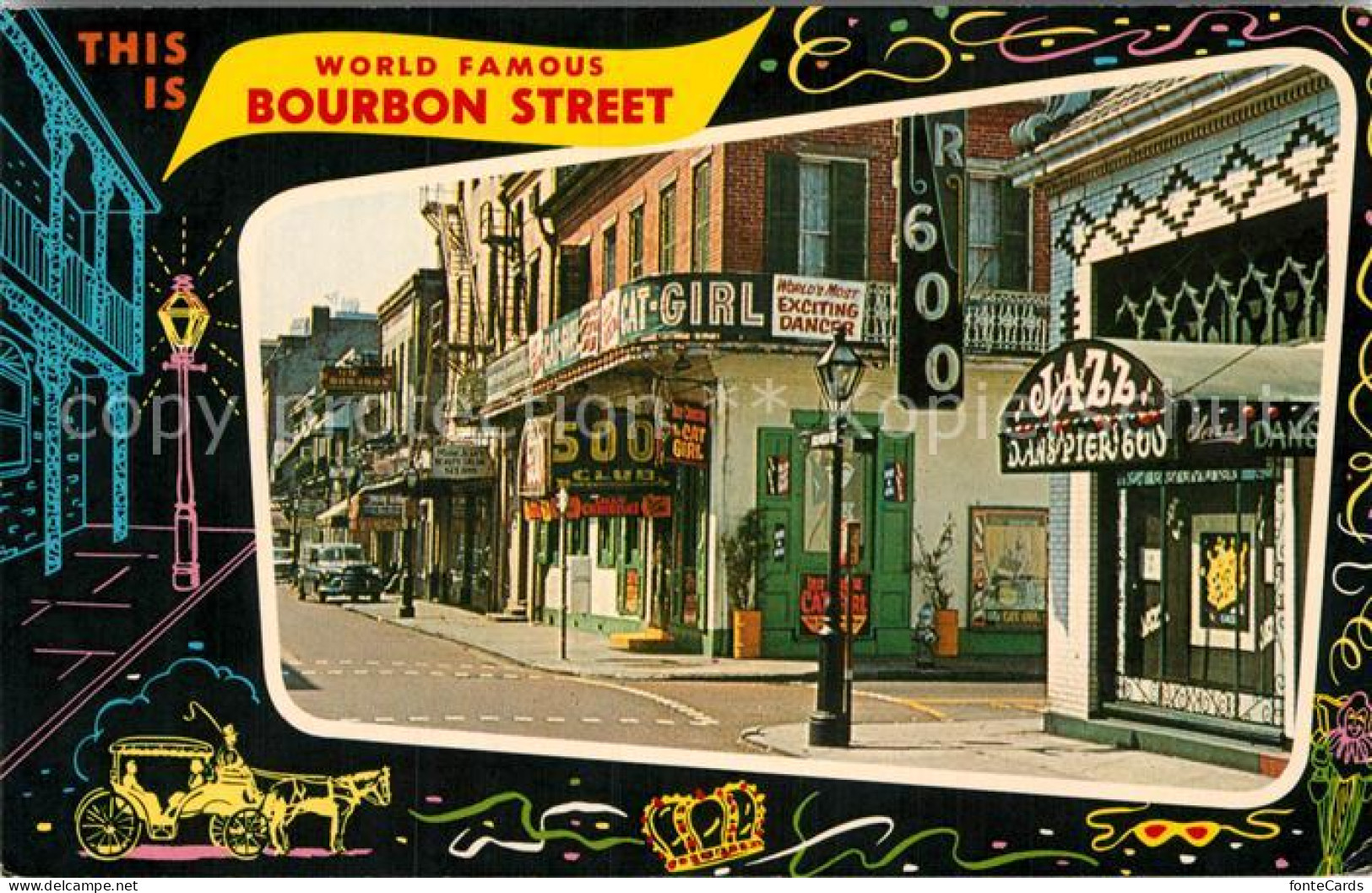 72929398 New_Orleans_Louisiana Bourbon Street - Sonstige & Ohne Zuordnung