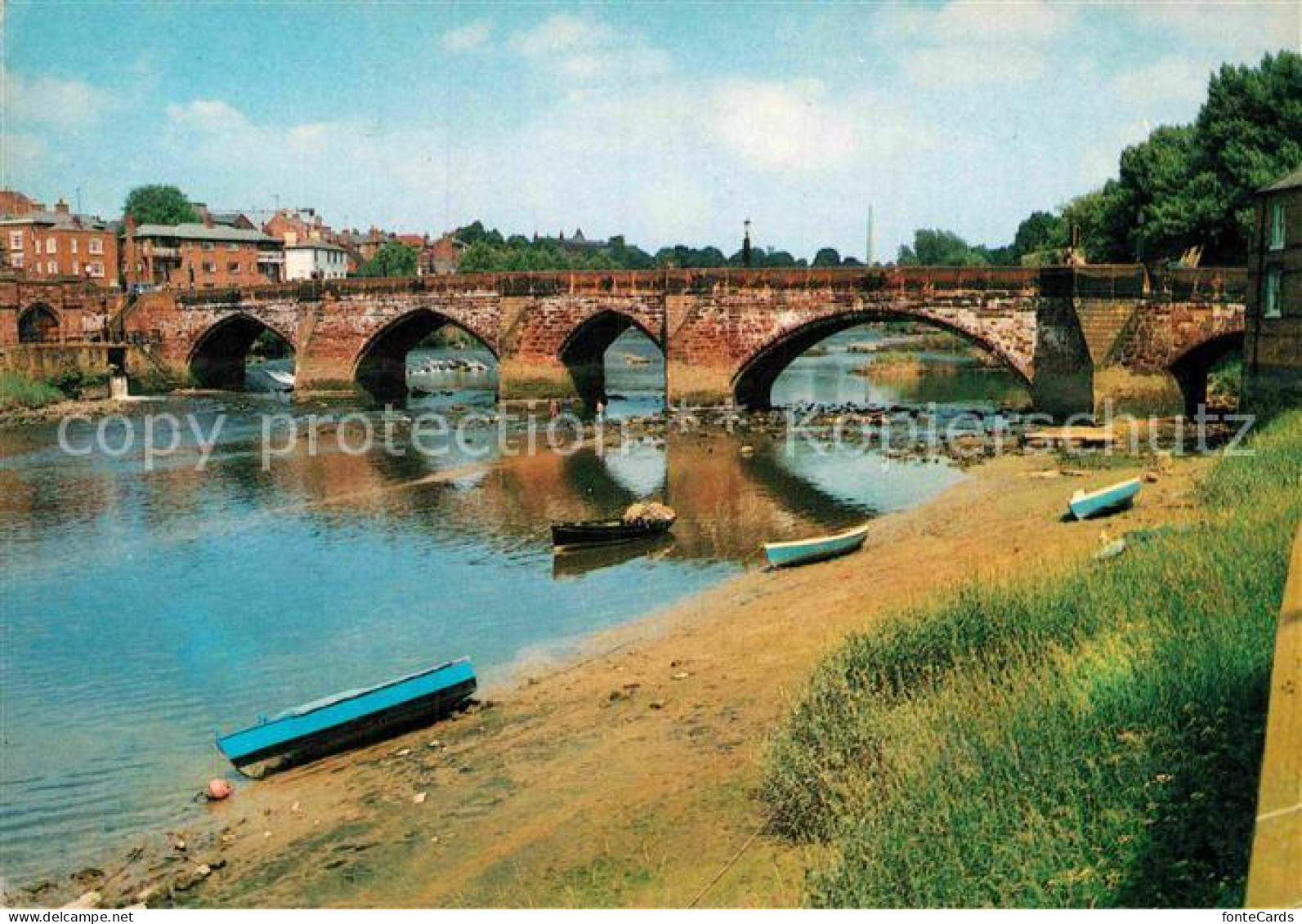 72928864 Chester Cheshire Old Dee Bridge  - Autres & Non Classés