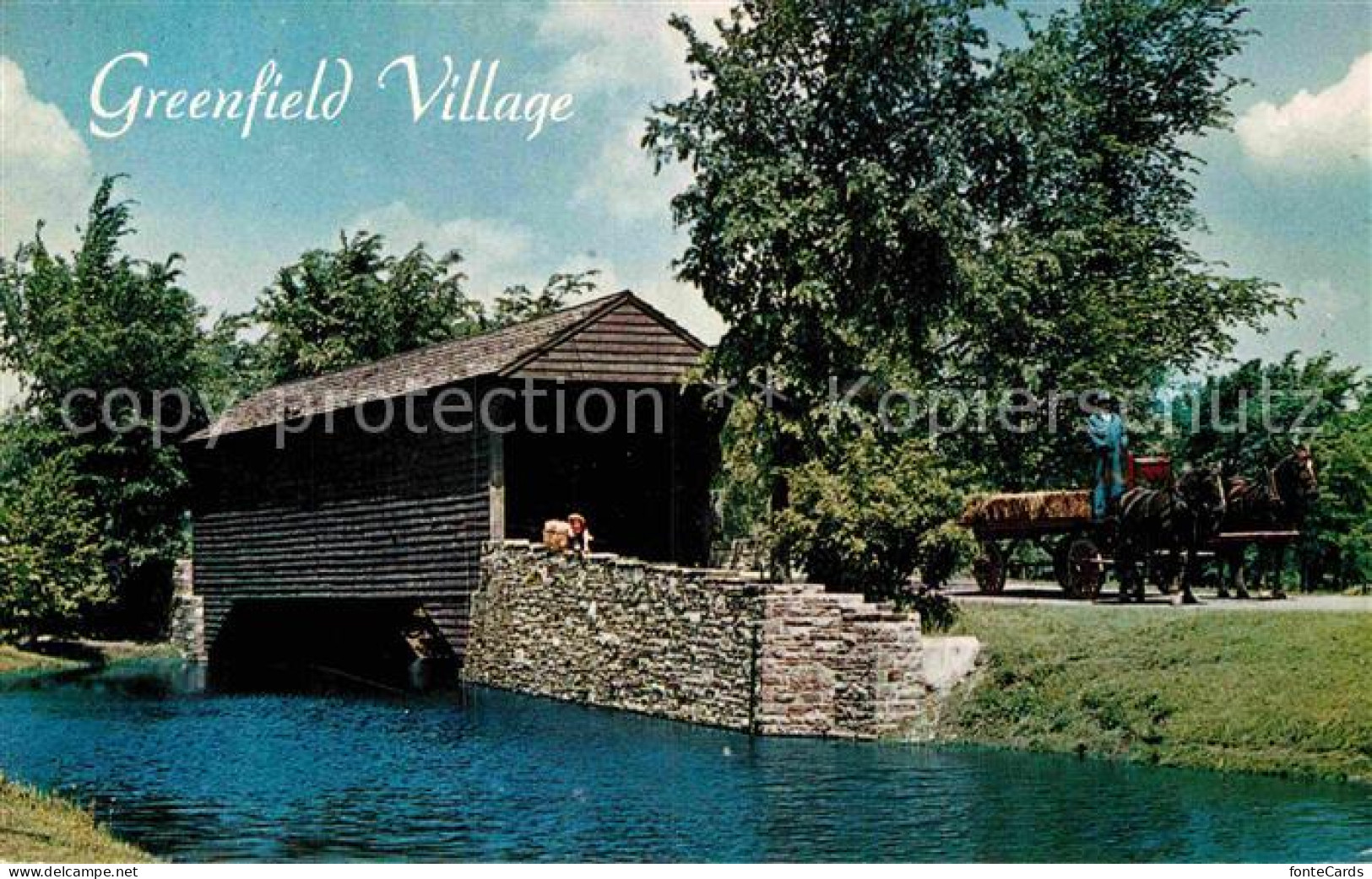 72907153 Dearborn_Michigan Ackley Covered Bridge  - Sonstige & Ohne Zuordnung