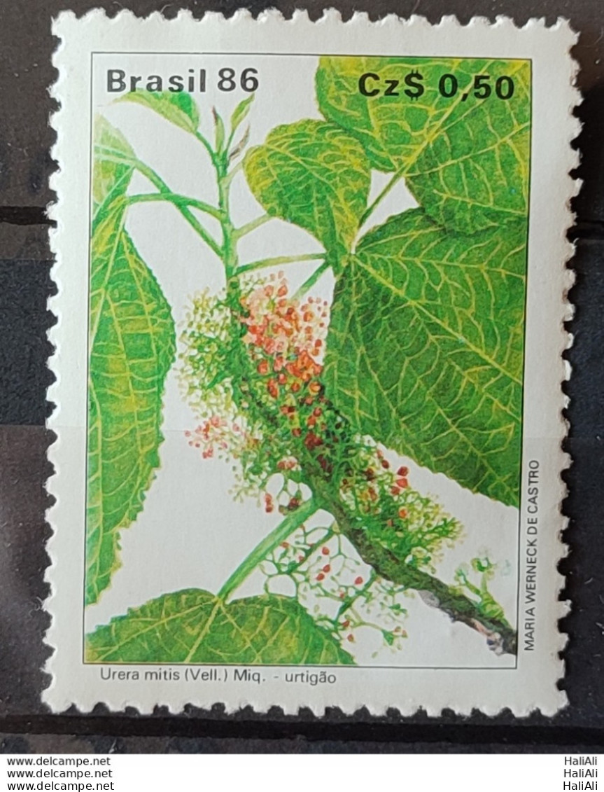 C 1523 Brazil Stamp Flora Flowers Urticao Preservation 1986 - Nuovi
