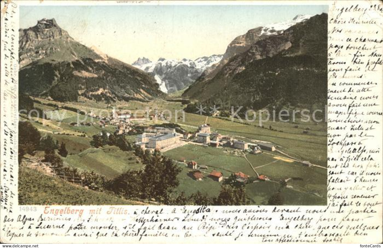 12043546 Engelberg OW Gesamtansicht Mit Titlis Urner Alpen Engelberg - Sonstige & Ohne Zuordnung