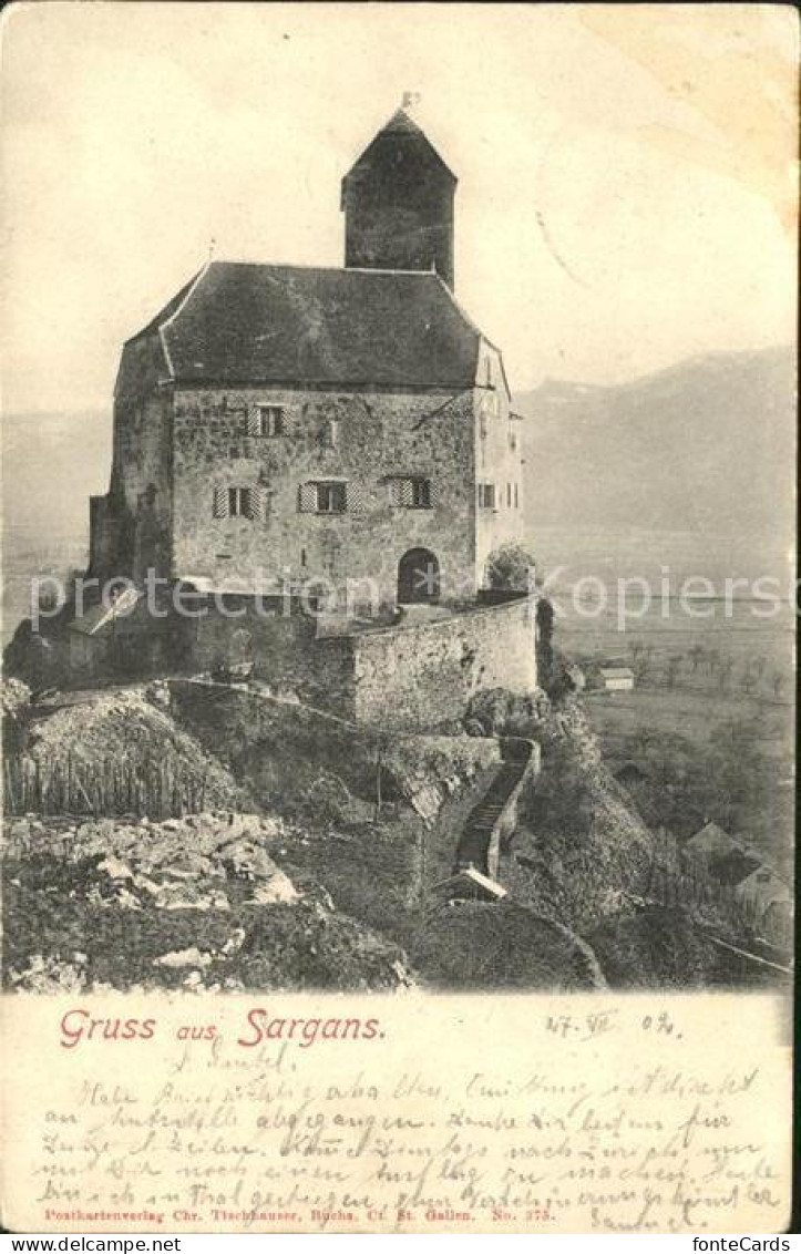 12025026 Sargans Schloss Sargans - Autres & Non Classés