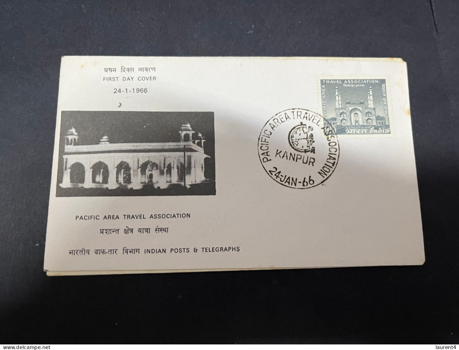 12-5-2024 (4 Z 49) INDIA FDC Cover - 1966 - Pacific Area Travel Association - FDC