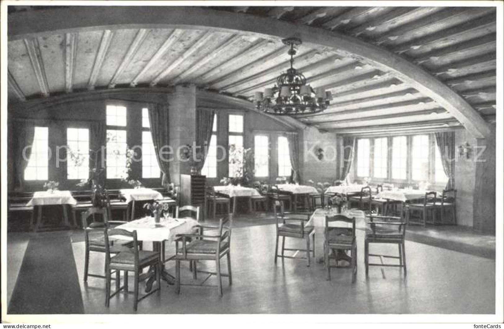 12007786 Zuerich Gesellschaftshaus Zum Rueden Restaurant Tea Room Gotischer Saal - Autres & Non Classés
