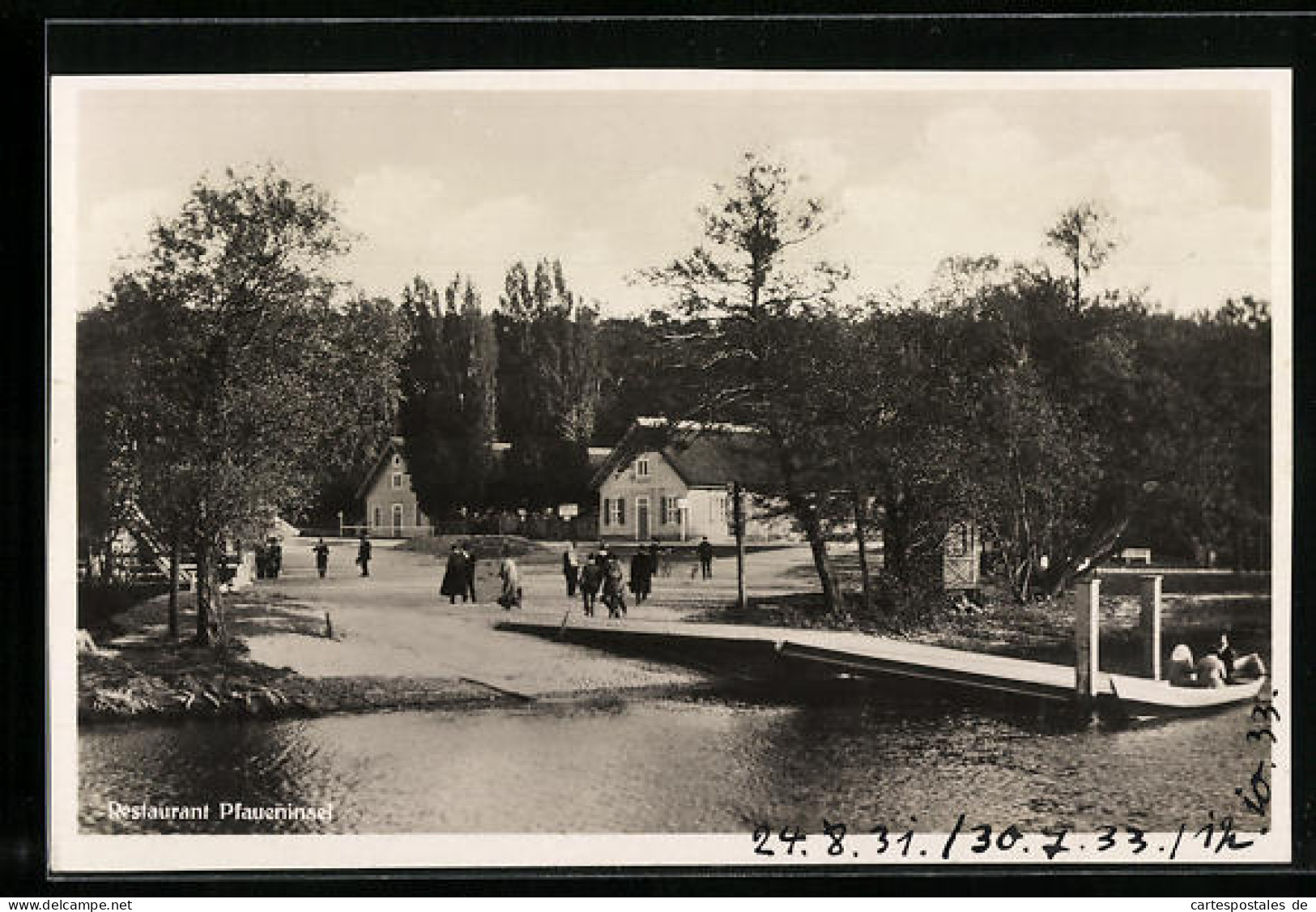 AK Berlin-Wannsee, Restaurant Zur Pfaueninsel  - Wannsee