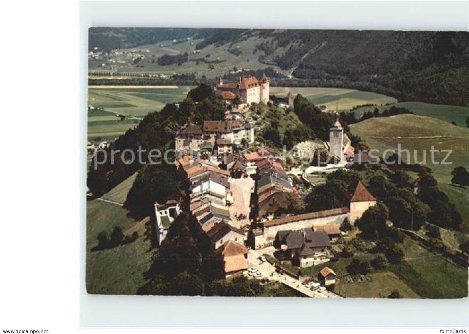 11917566 Gruyeres FR Fliegeraufnahme Gruyeres - Sonstige & Ohne Zuordnung