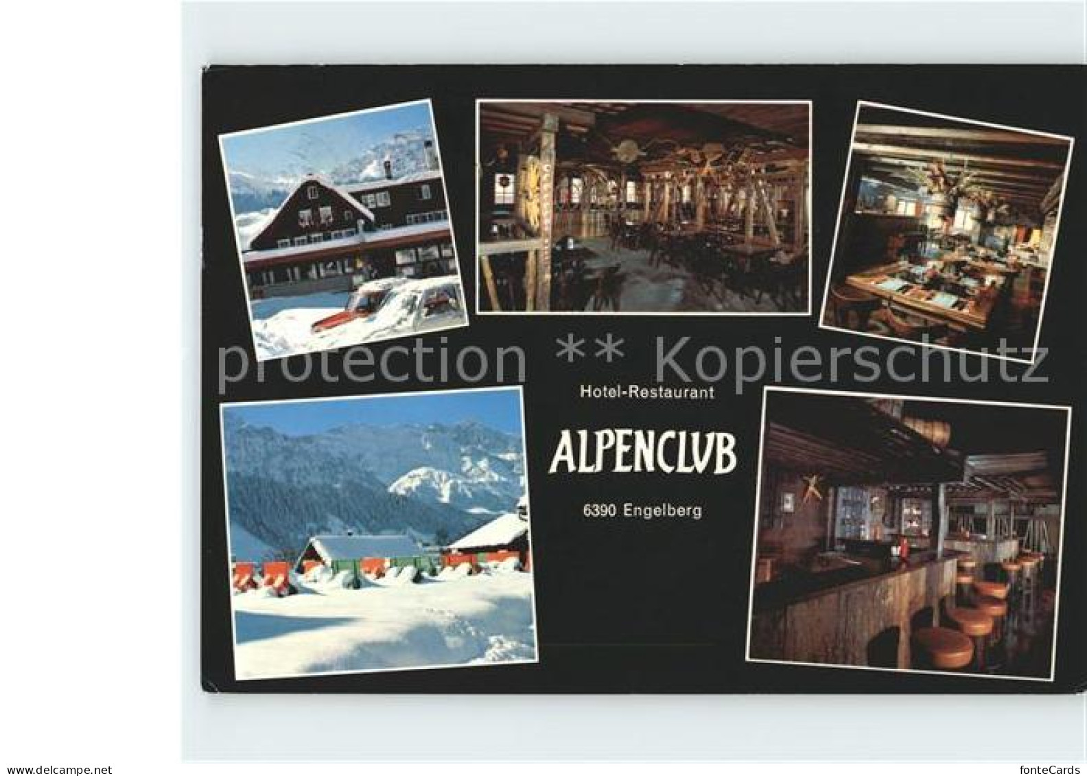 11915906 Engelberg OW Hotel Restaurant Alpenclub Engelberg - Altri & Non Classificati