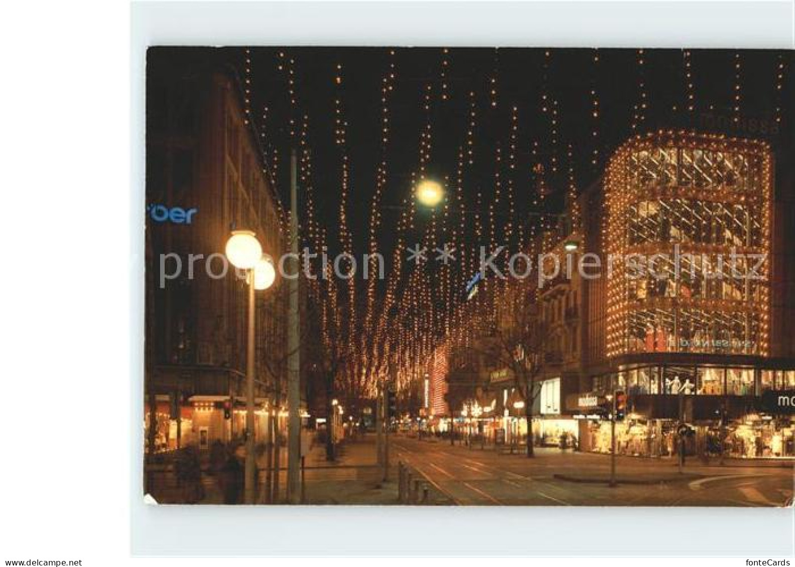 11908466 Zuerich Bahnhofstrasse Mit Weihnachtsbeleuchtung Zuerich - Other & Unclassified