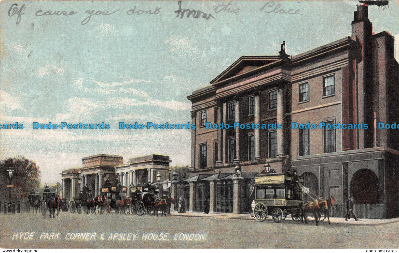 R092103 Hyde Park Corner And Apsley House. London. 1907 - Otros & Sin Clasificación