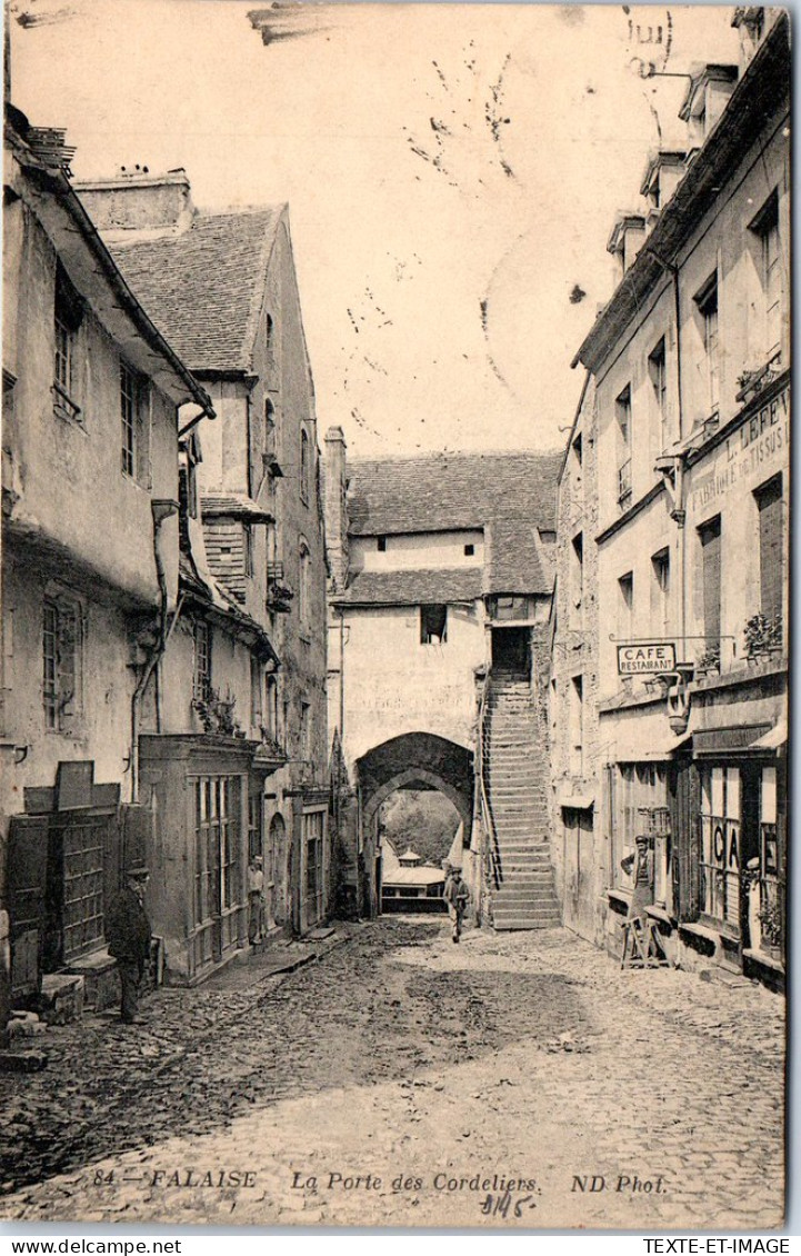 14 FALAISE - La Porte Des Cordeliers. - Falaise