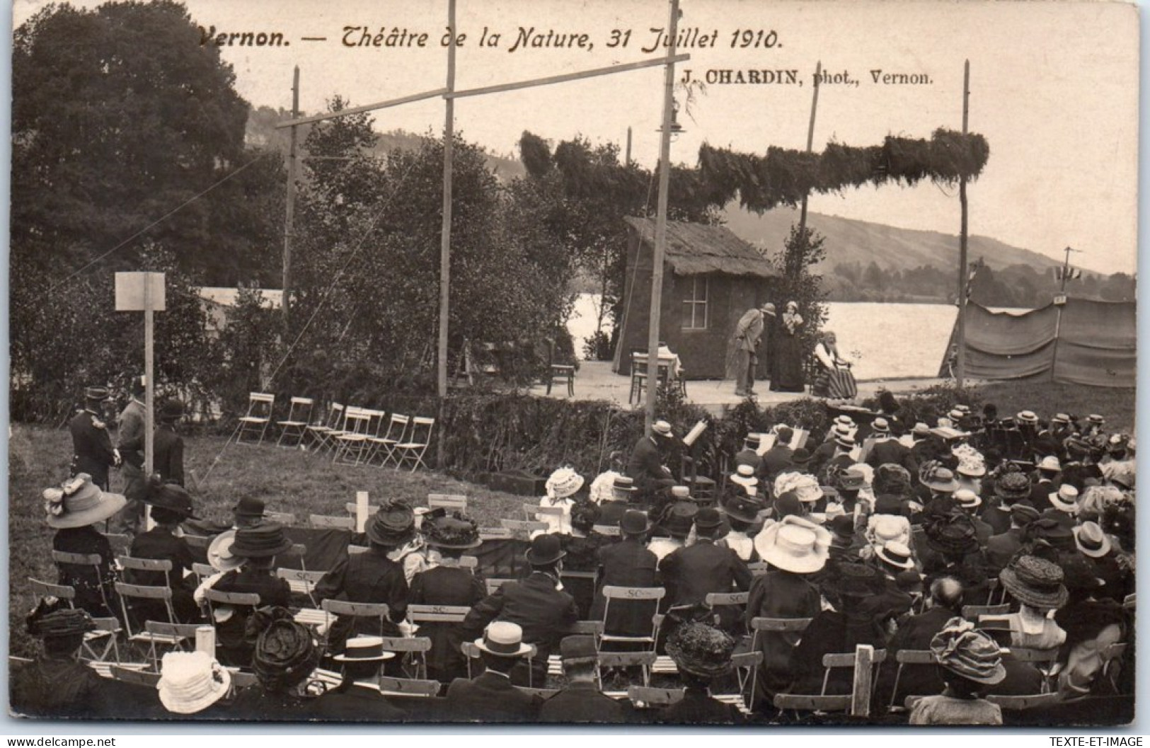 27 VERNON - CARTE PHOTO - Theatre De La Nature 1910 - Vernon