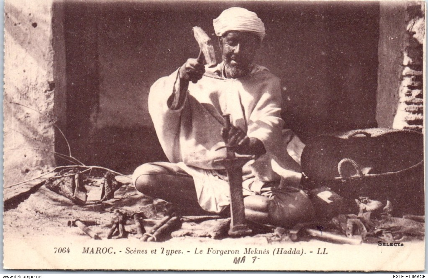 MAROC - MEKNES - Type De Forgeron - Meknes